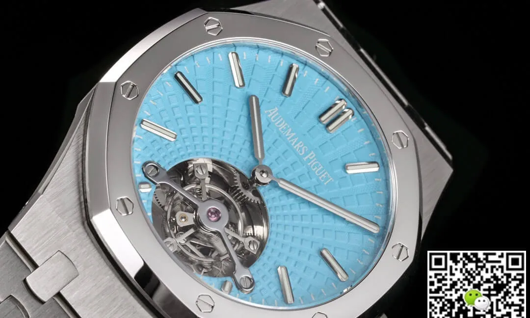 Audemars Piguet Royal Oak Tourbillon 26530PT.OO.1220PT.01 R8 Factory 1:1 Best Edition Replica Watch Silver Strap
